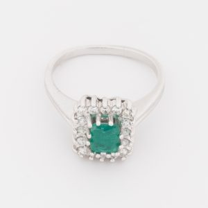 Anillo de oro blanco de 18K - Imagen 2