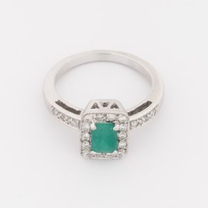 Anillo de oro blanco de 18K - Imagen 2