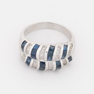 Anillo de oro blanco de 18K - Imagen 2