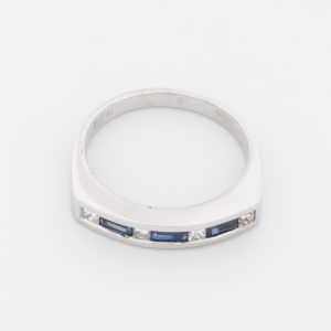Anillo de oro blanco de 18K - Imagen 2