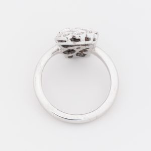 Anillo antiguo de platino - Imagen 3