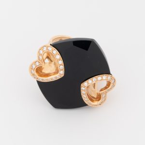 Anillo de la marca Bassa de oro rosado de 18K - Imagen 2