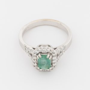 Anillo de oro blanco de 18K - Imagen 2