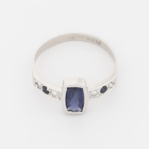 Anillo de oro blanco de 18K - Imagen 3