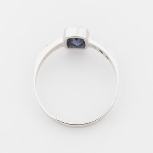 Anillo de oro blanco de 18K - Imagen 2
