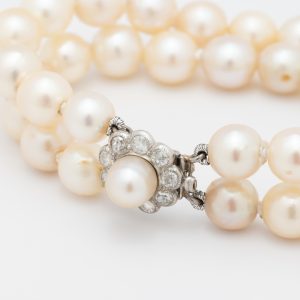 Pulsera de perlas doble - Imagen 2