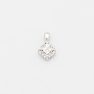 Colgante de oro blanco de 18K - Imagen 1