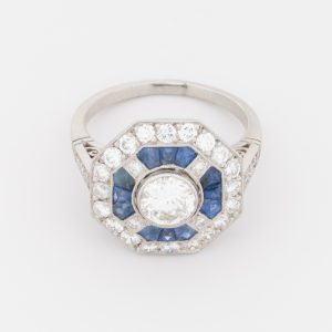 Anillo de oro blanco de 18K - Imagen 2