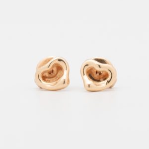 Aros Tiffany Elsa Peretti de oro rosado de 18K - Imagen 1