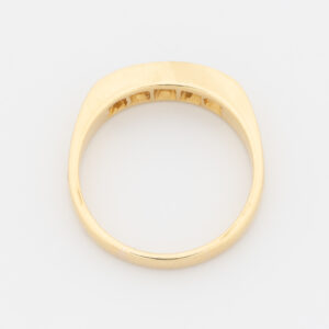 Anillo cintillo de oro amarillo de 18K - Imagen 3