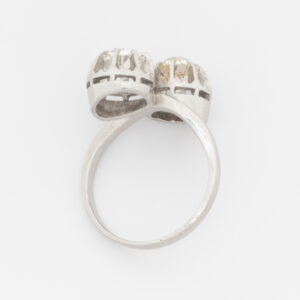 Anillo Tu y Yo de platino - Imagen 3