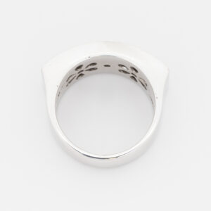 Anillo de oro blanco de 18K - Imagen 3