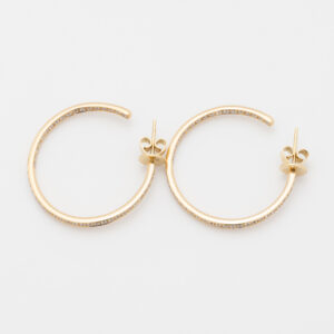 Argollas de oro amarillo de 18K - Imagen 1